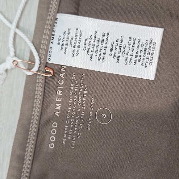 NWT Good American Women Bikini Bottom Swim sz 3/L - Picture 3 of 8